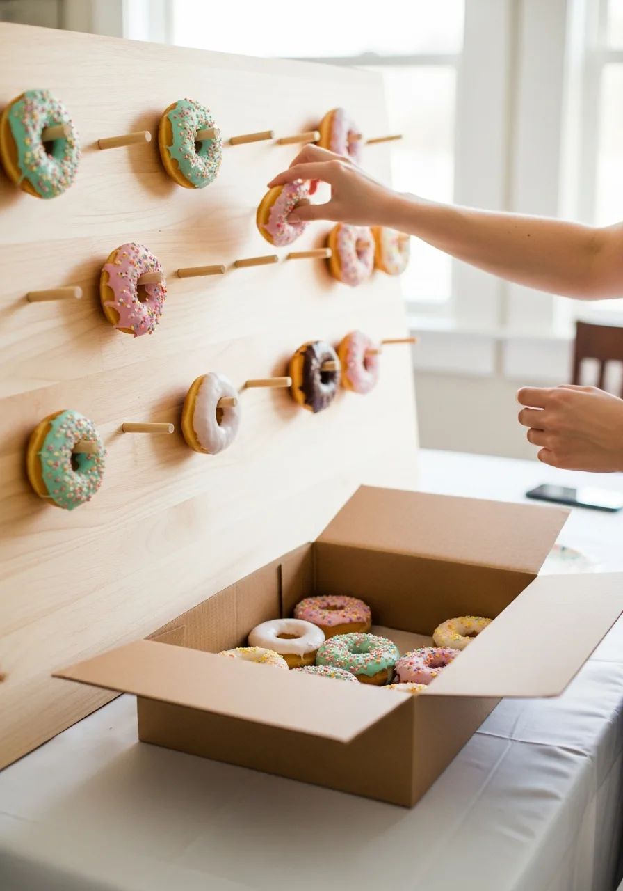 42. Donut Wall Display