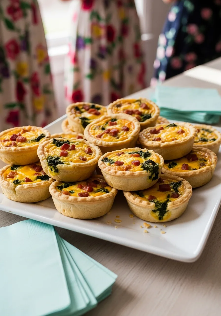 5. Mini Quiches with Assorted Fillings