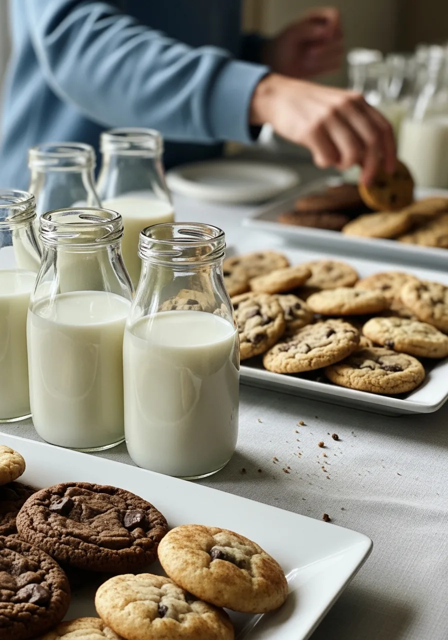 55. Milk and Cookies Station