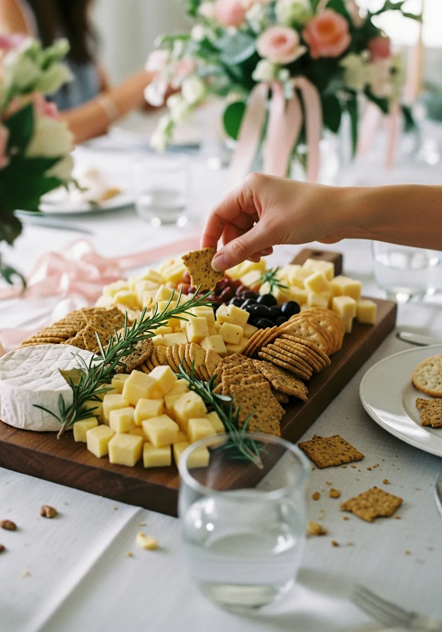 9. Cheese and Cracker Platter