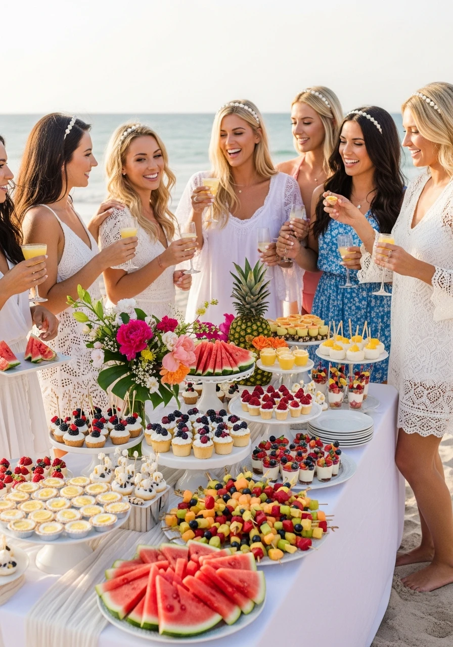 Summer Treat Station - beach bachelorette party ideas