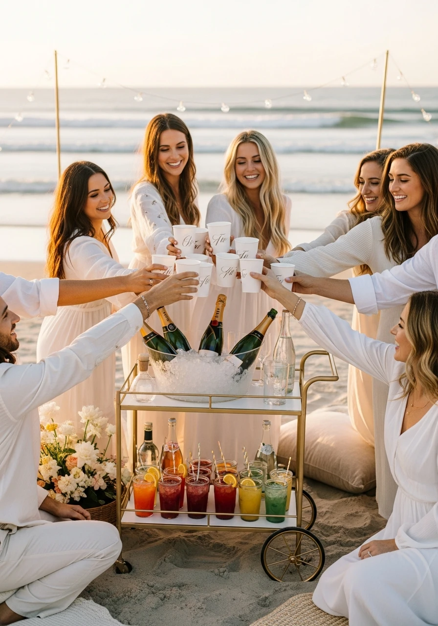 Last Toast on the Coast - beach bachelorette party ideas
