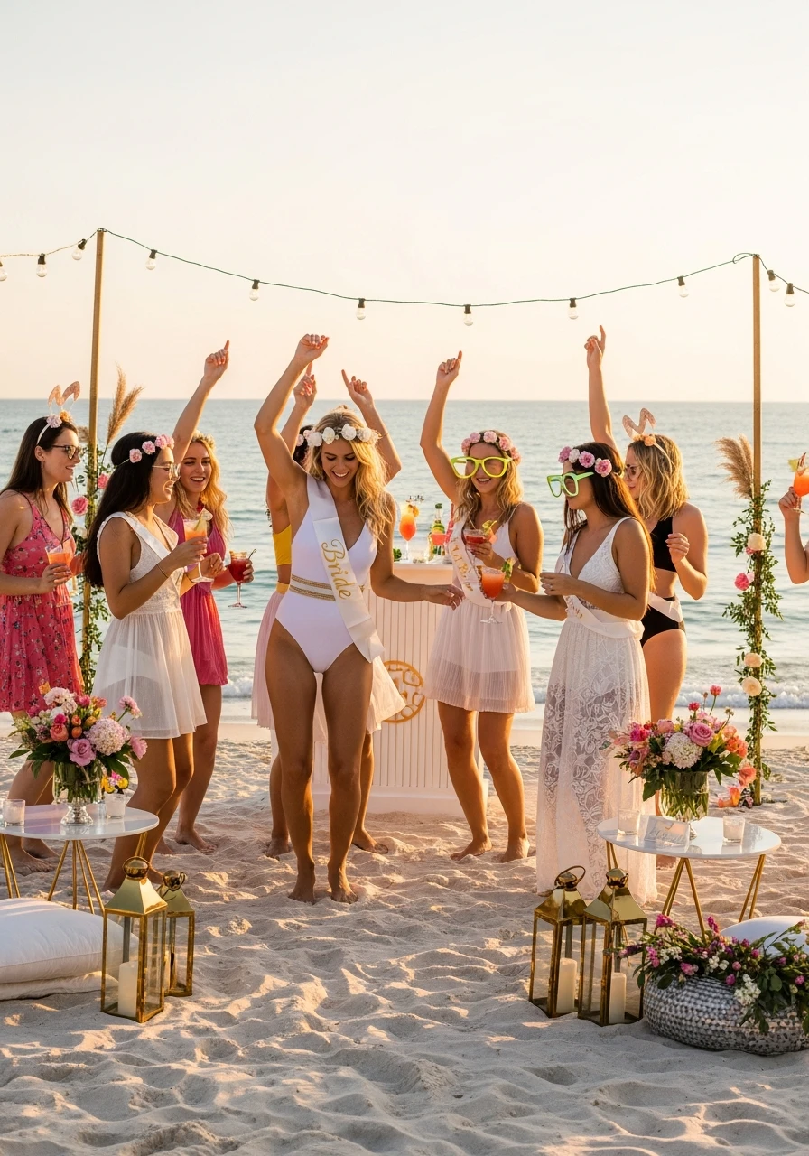 Beach Dance Party - beach bachelorette party ideas