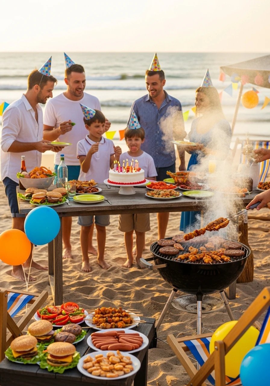 Beach Barbecue Bash - Beach Birthday Party Ideas
