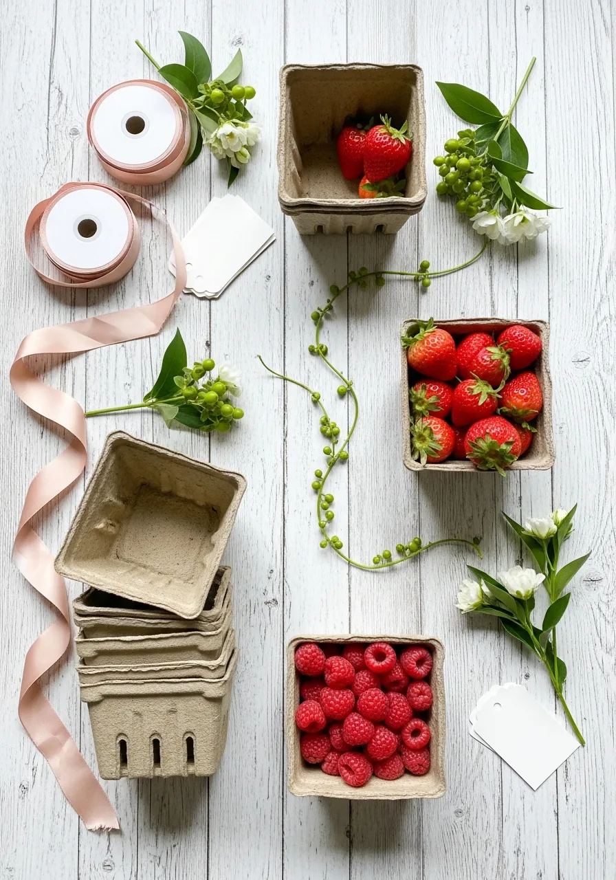 1. Berry Pint Favors