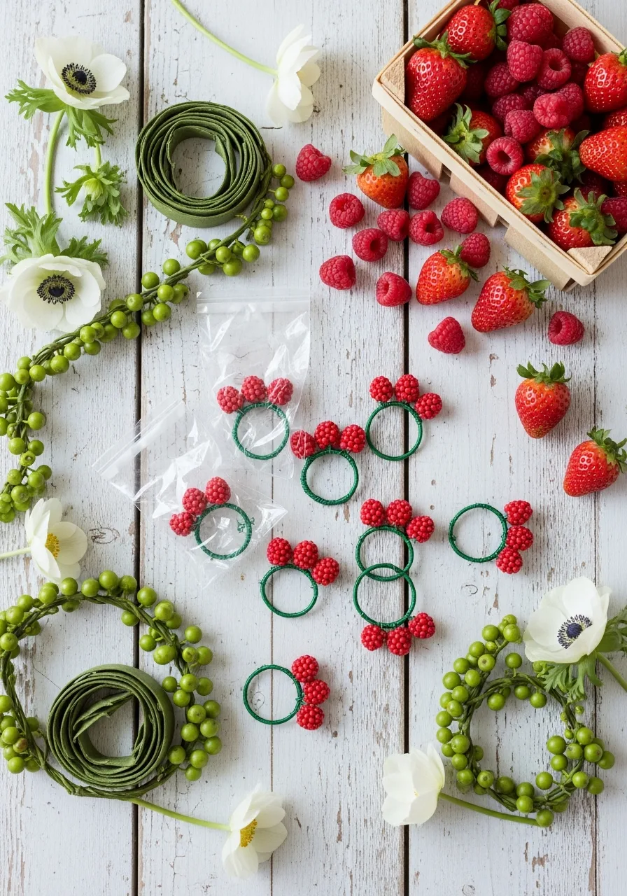 27. Berry Napkin Rings