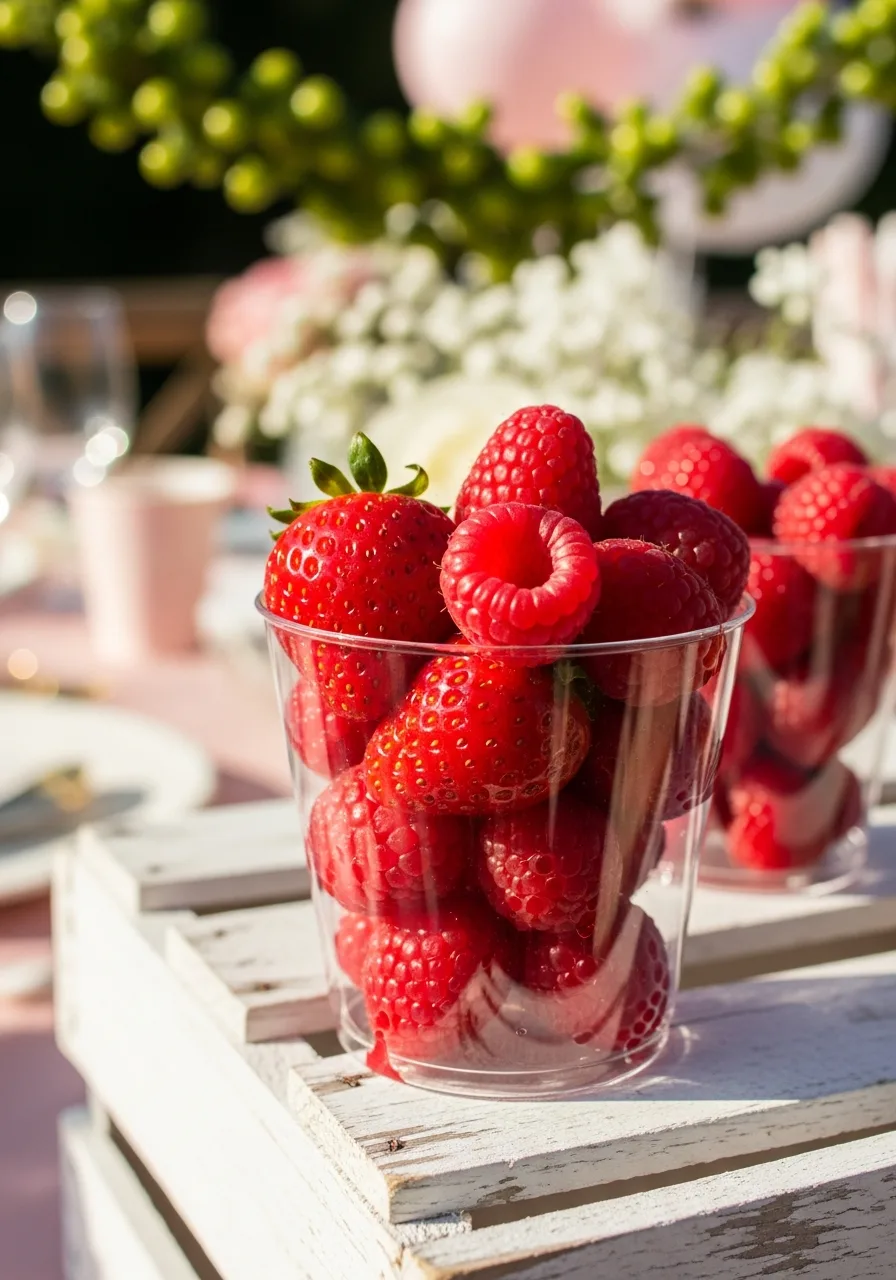 29. Berry Fruit Salad Cups