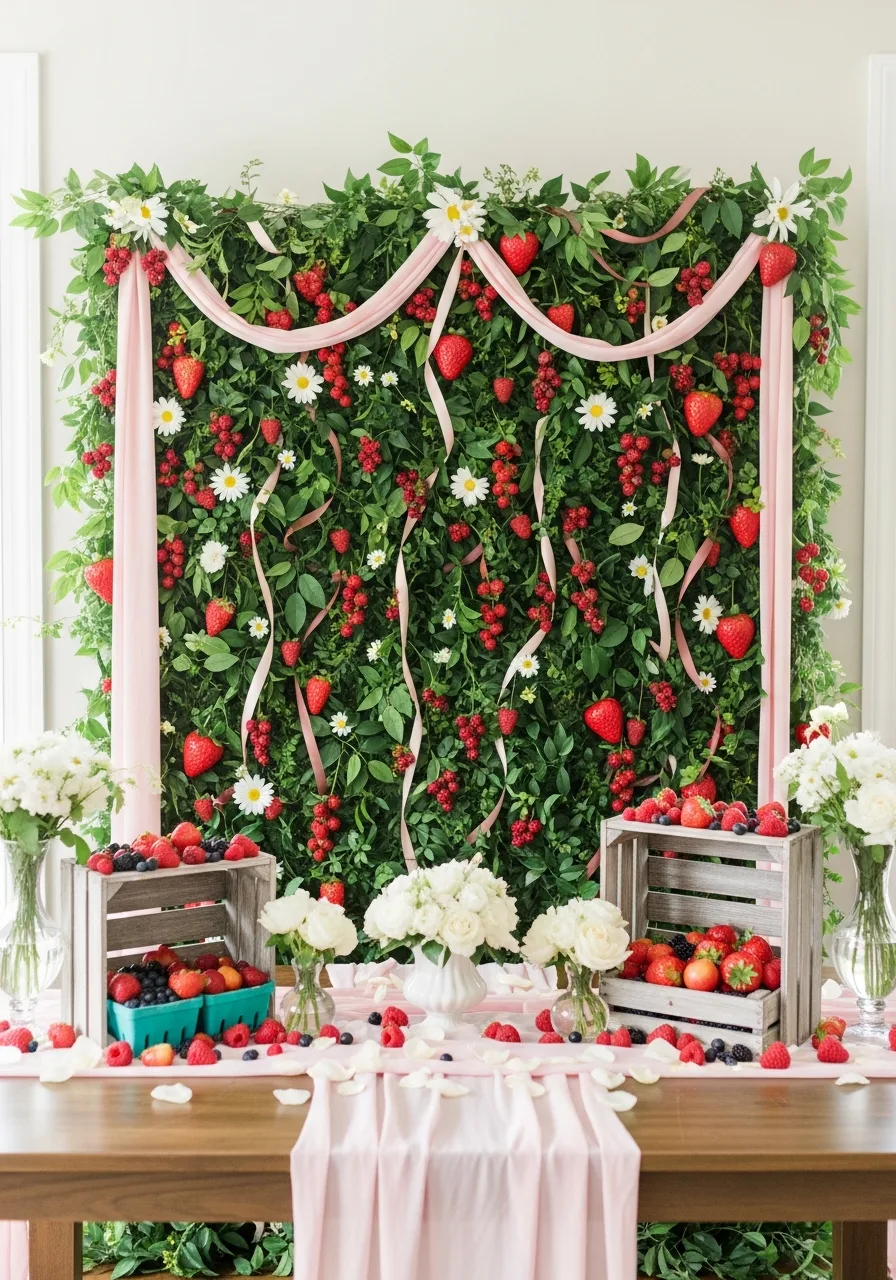 35. Berry Patch Photo Backdrop