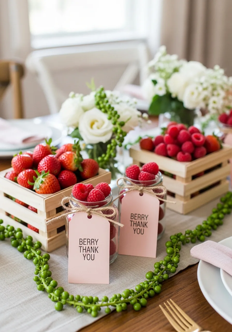39. Berry Thank You Tags