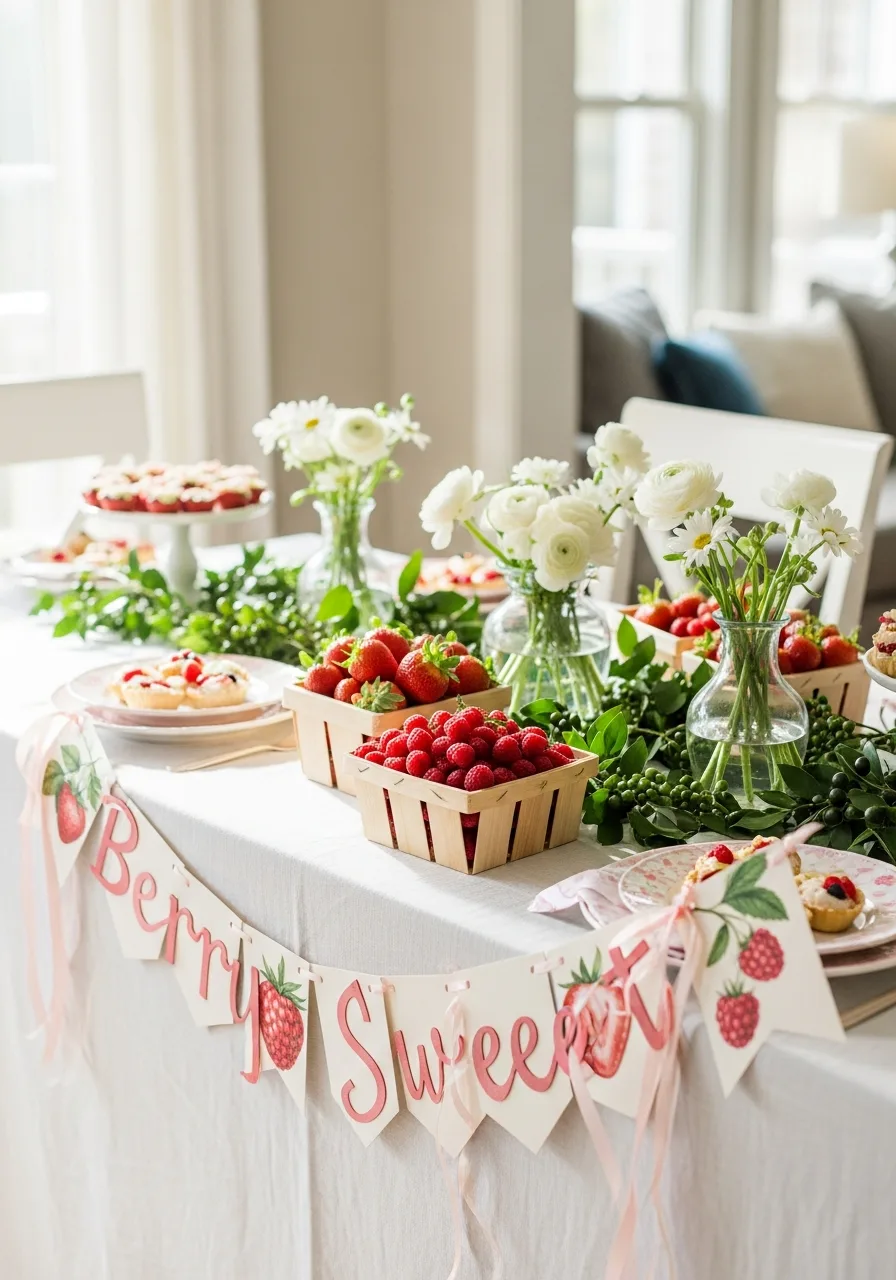 4. Custom Berry Sweet Banner
