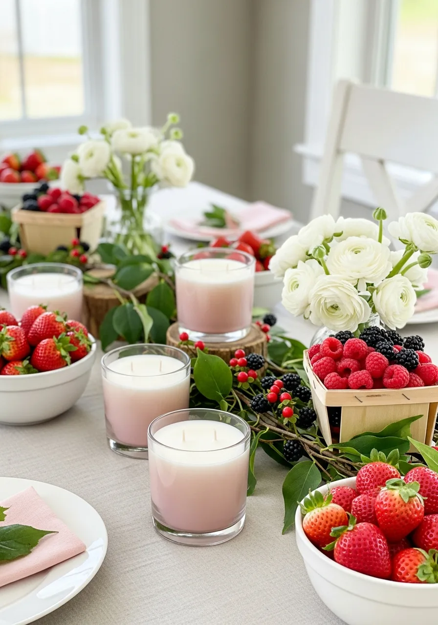 9. Berry Scented Candles