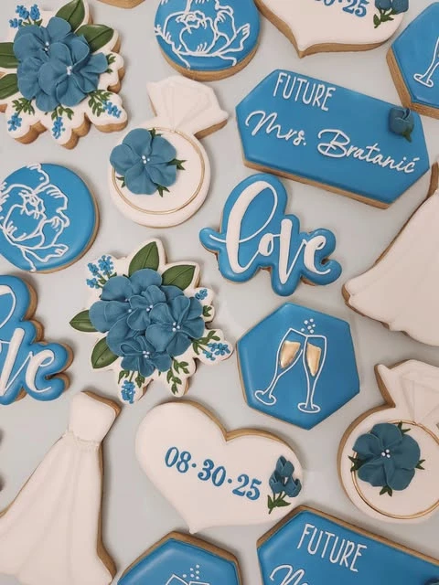 19. Classic 'Something Blue' Cookies