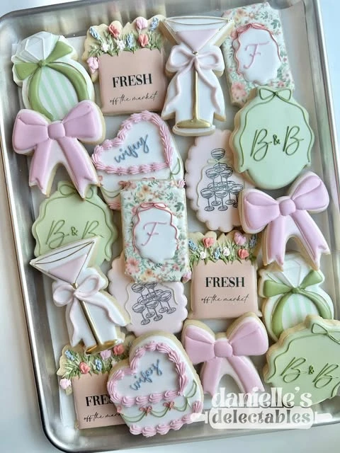 27. Garden Party Bow Cookies