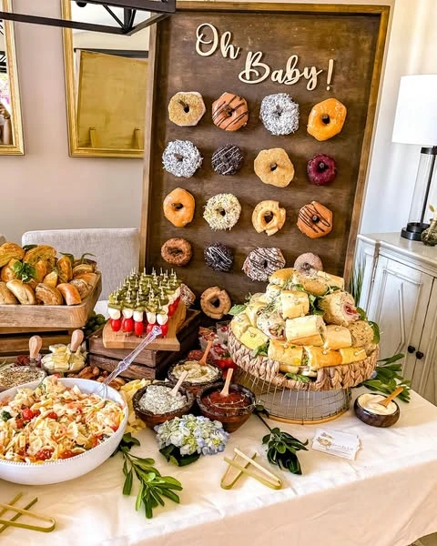 18. The Statement Donut Wall