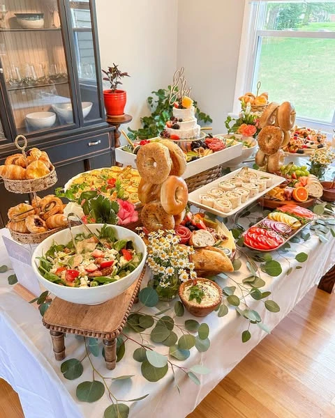 22. The Bagel Tower Centerpiece