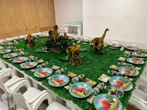 12. Artificial Grass Table Runner