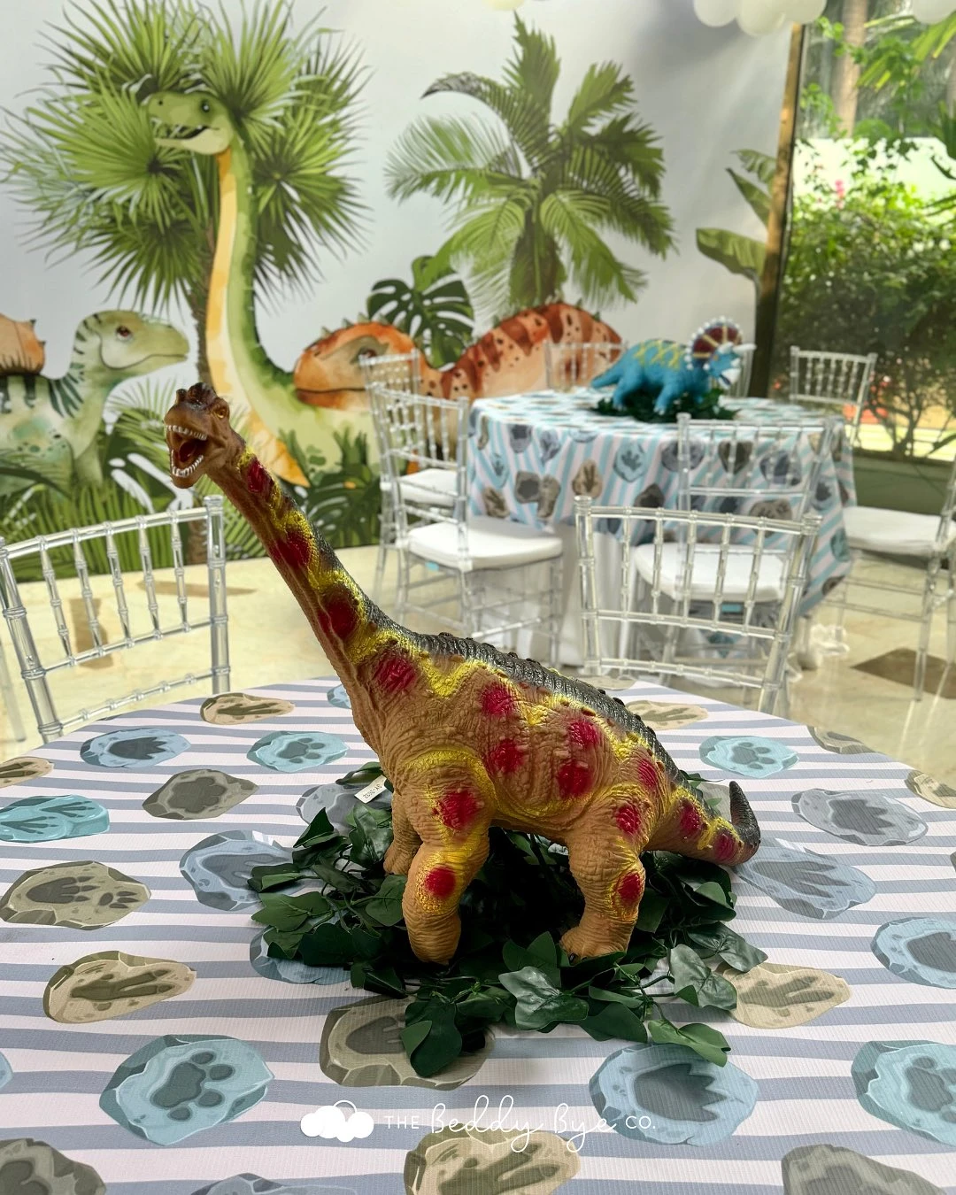 13. Toy Dinosaur Centerpieces