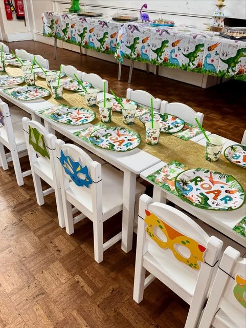 23. Masks as Chair Decor