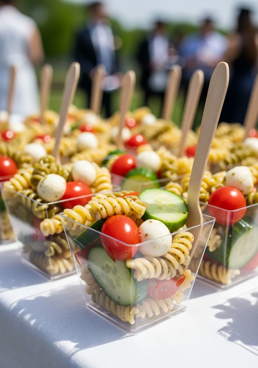 15. Pasta Salad Cups
