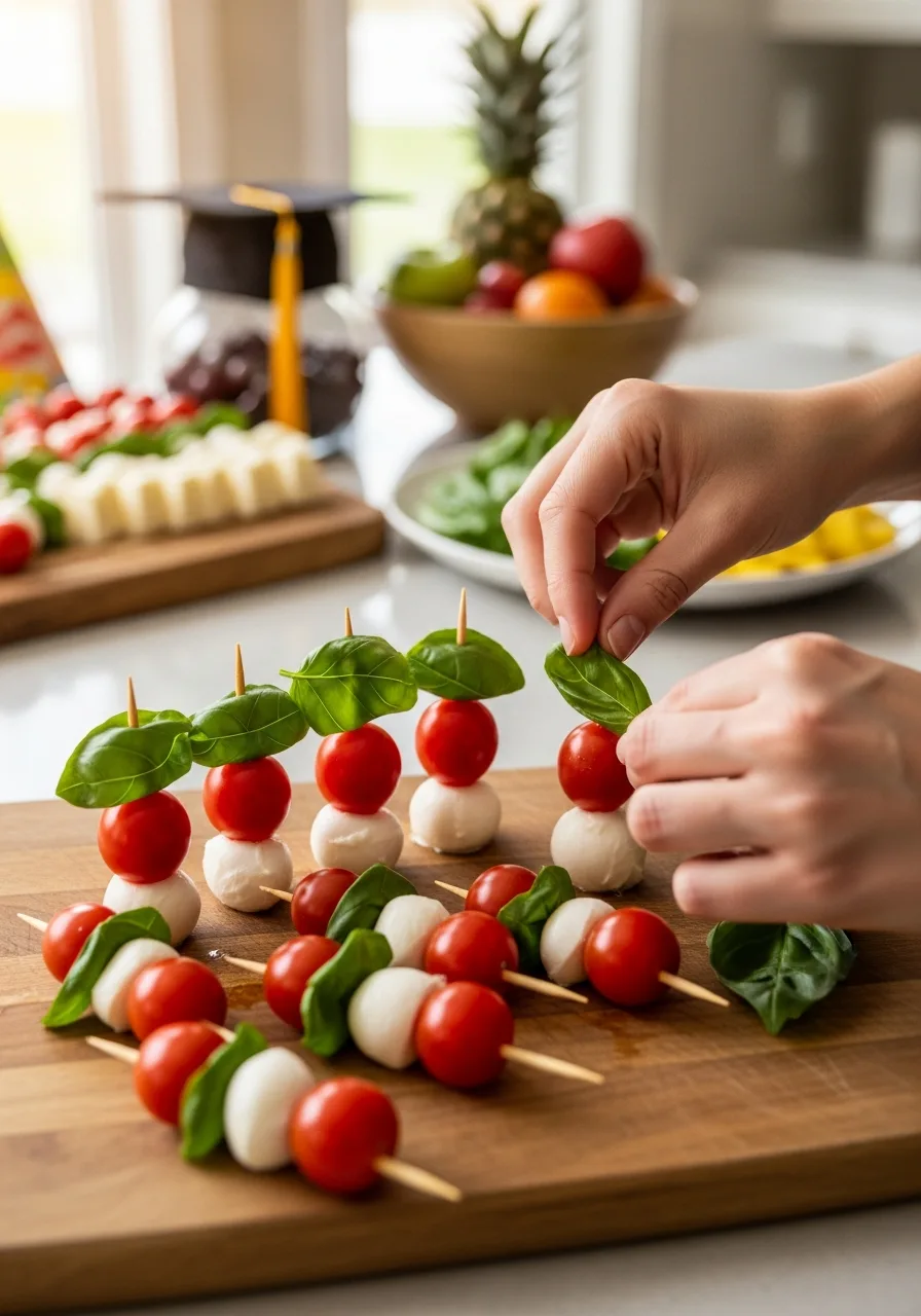 16. Caprese Salad Skewers