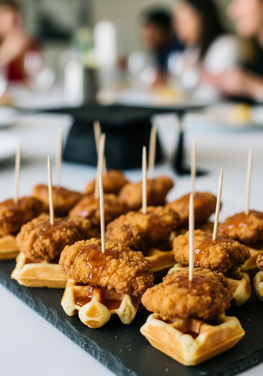 17. Chicken and Waffle Bites