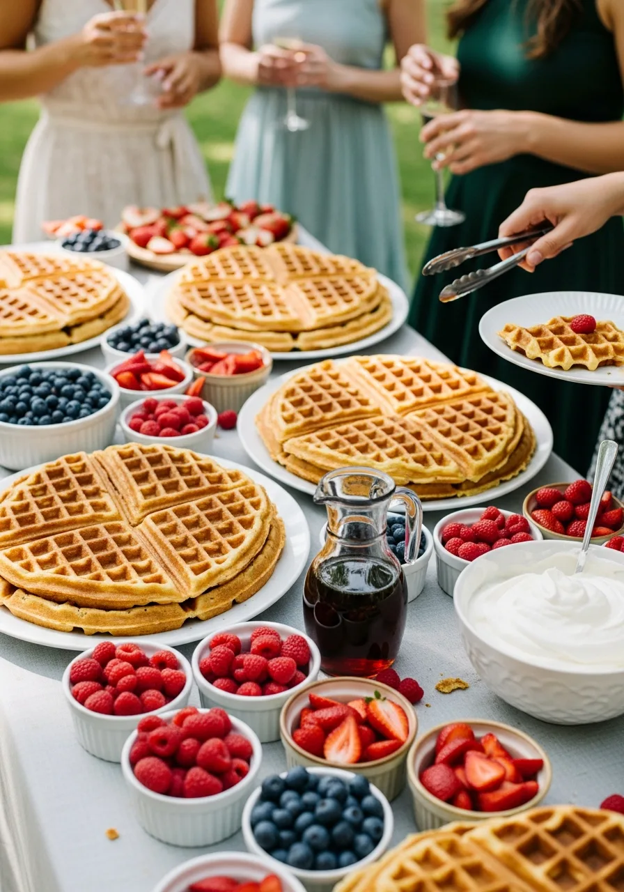 22. Belgian Waffle Bar