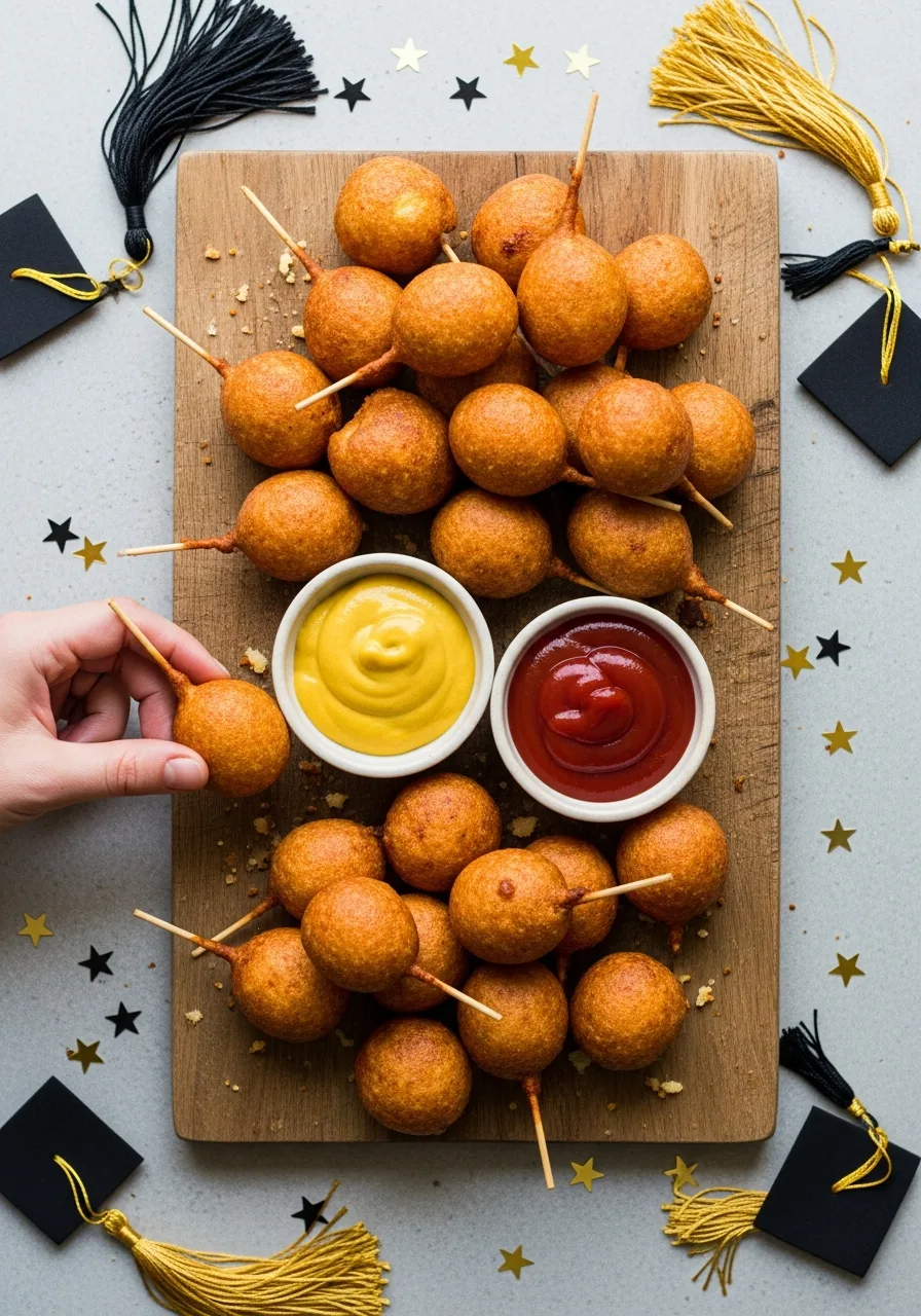 24. Mini Corn Dogs