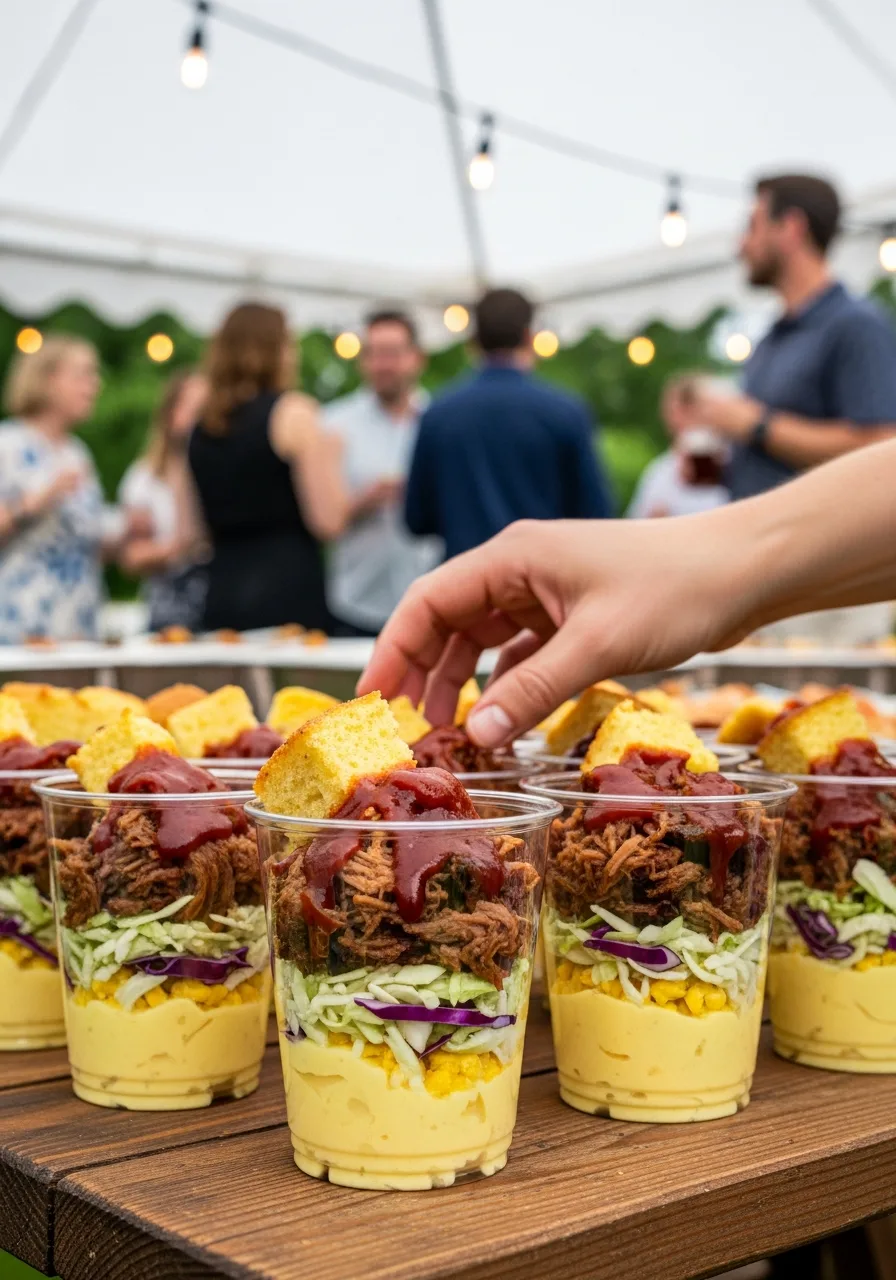 28. Pulled Pork Parfaits