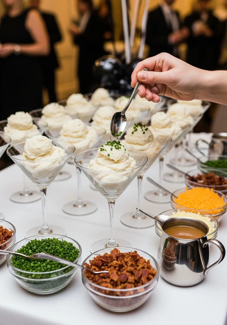 3. Mashed Potato Martini Bar