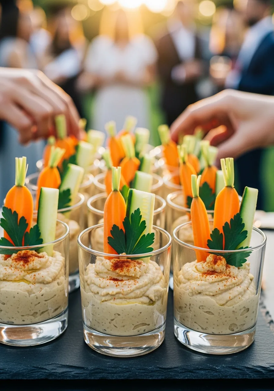 31. Individual Hummus Cups