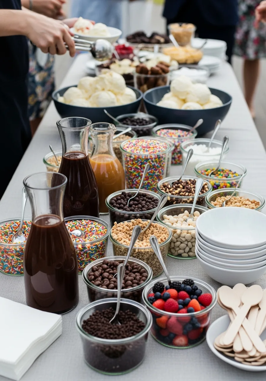 41. Ice Cream Sundae Bar