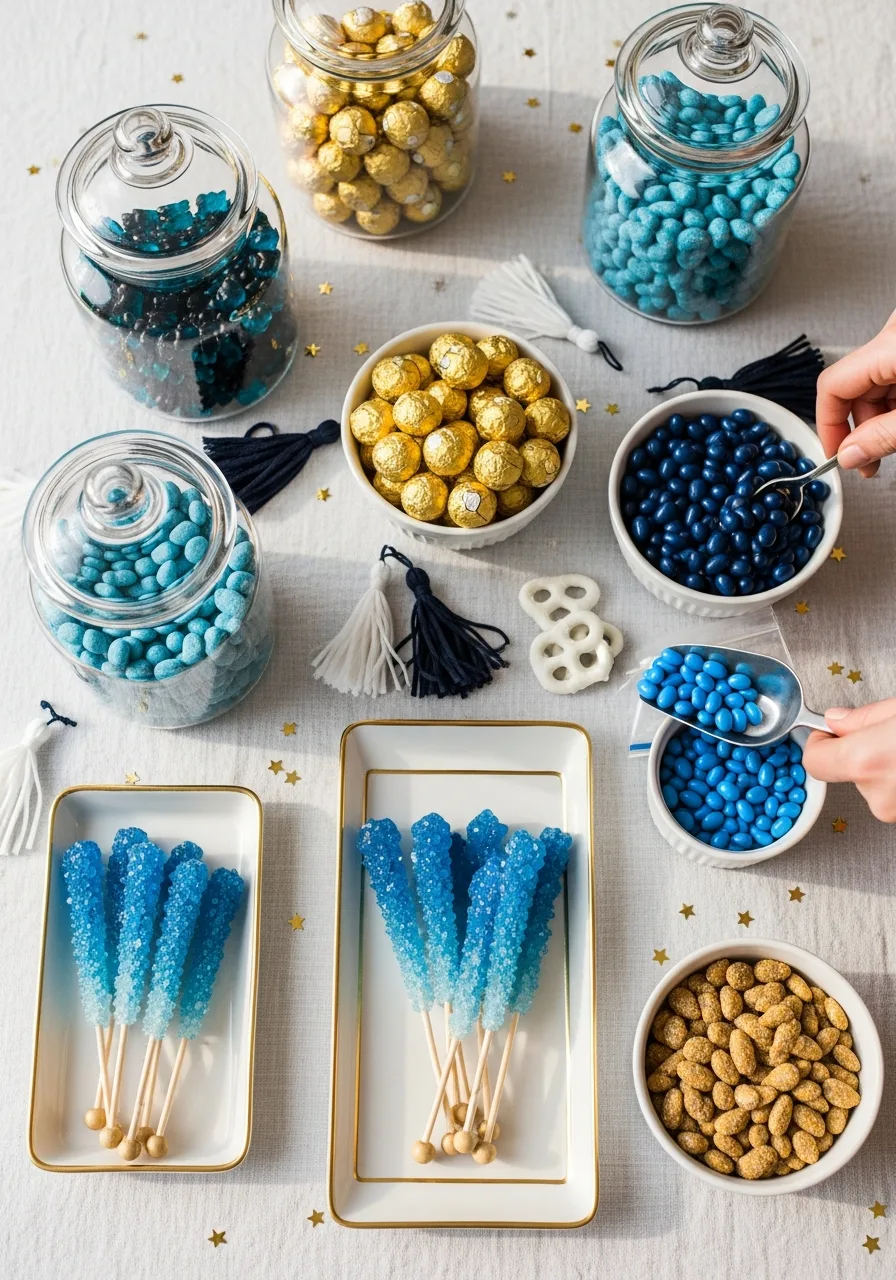 43. Color Matched Candy Buffet