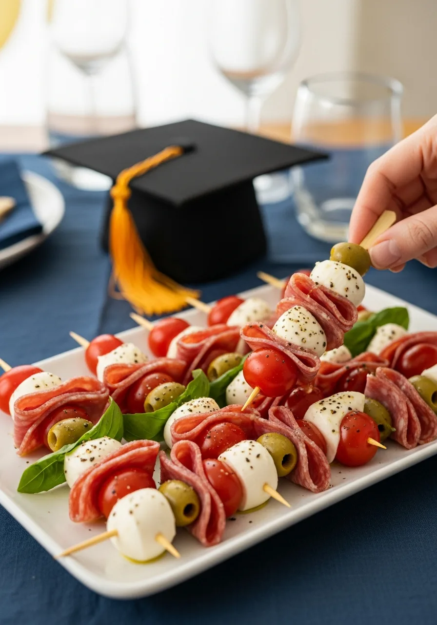 48. Antipasto Skewer Sticks