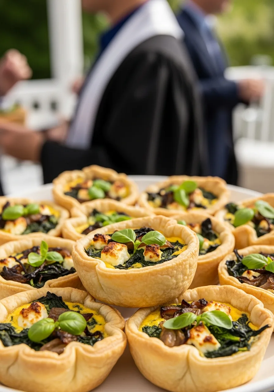 49. Mini Savory Quiches