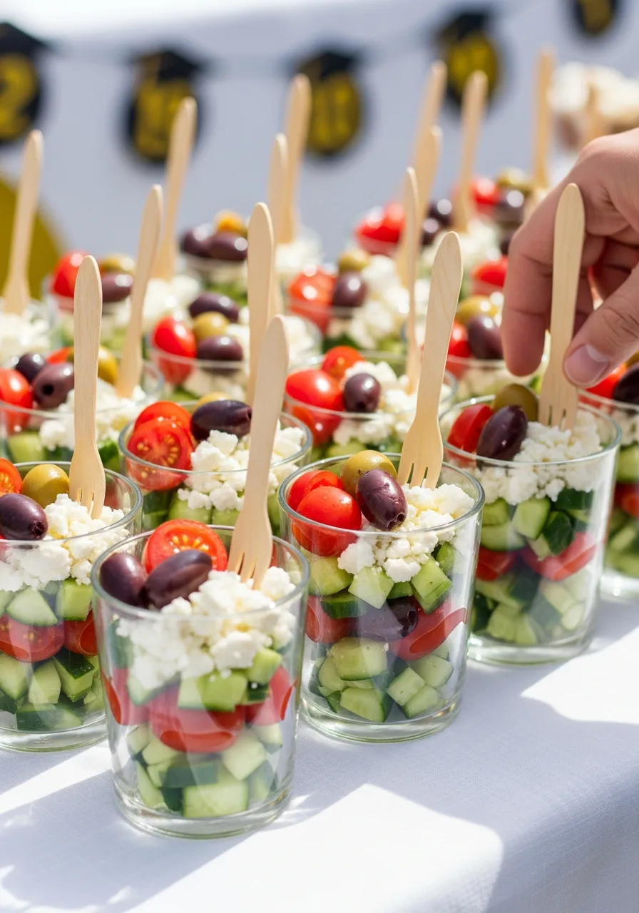 51. Greek Salad Cups