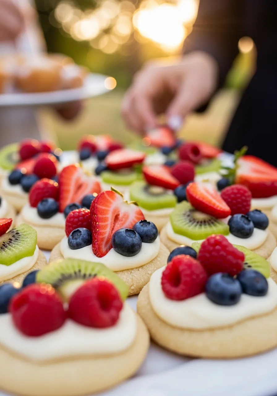 54. Mini Fruit Pizzas