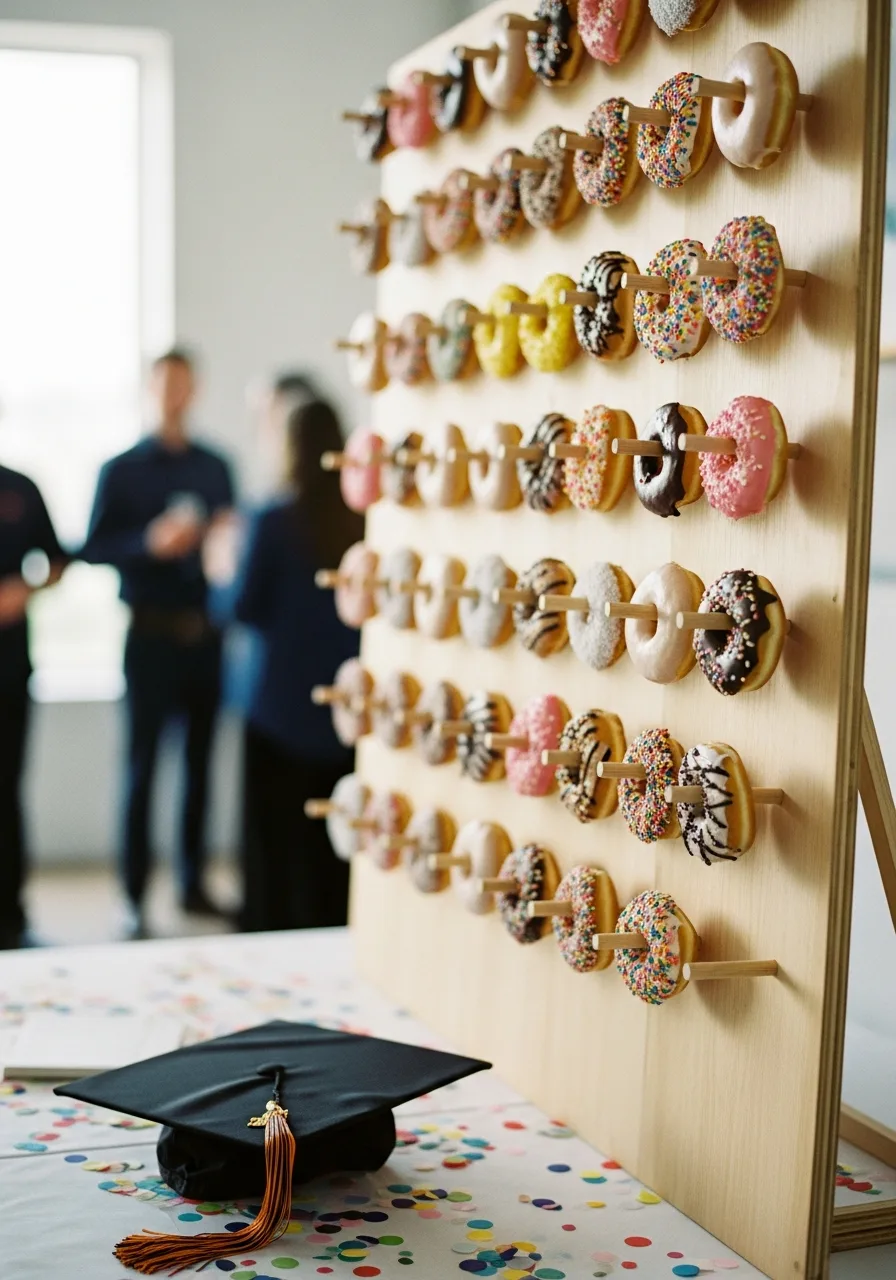 9. Donut Wall Display