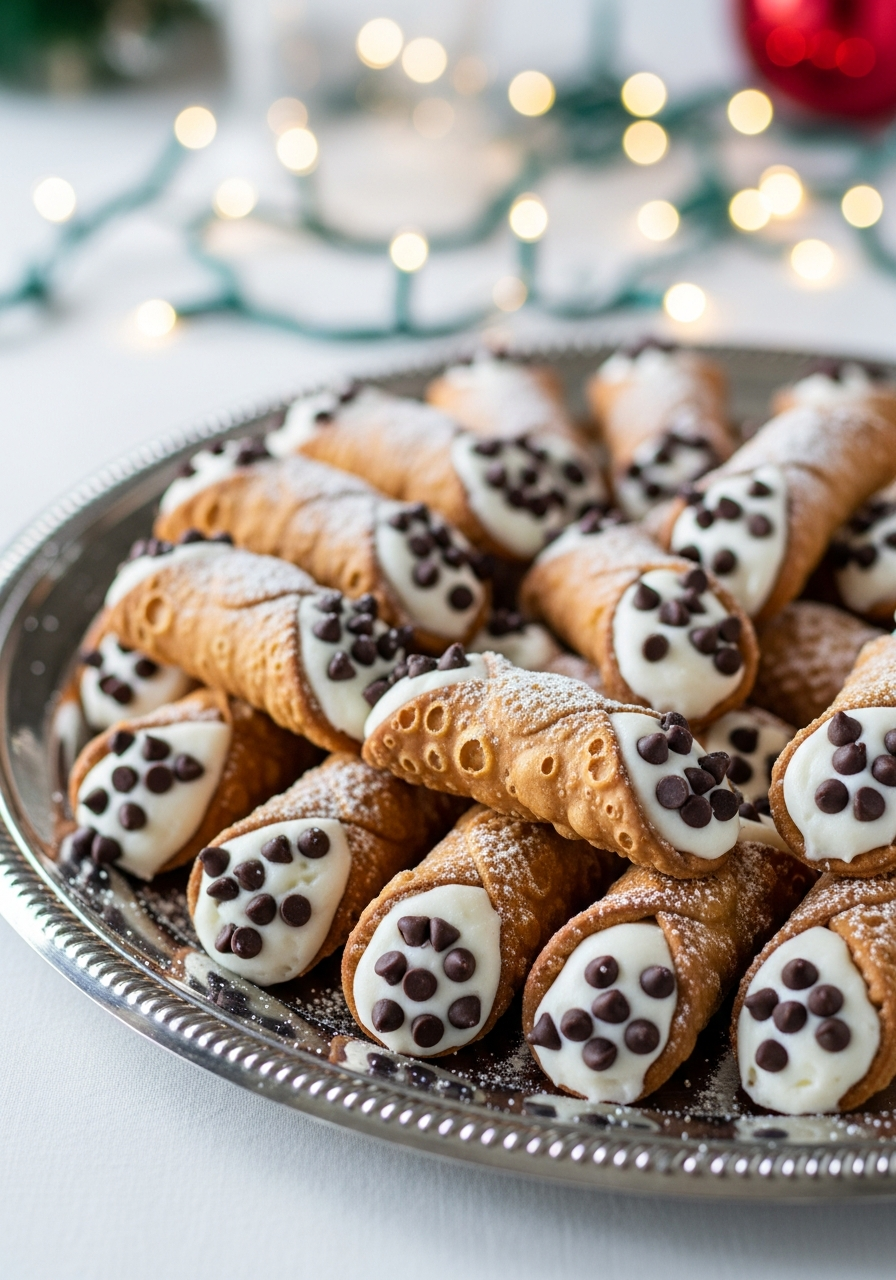 15. Mini Italian Cannoli