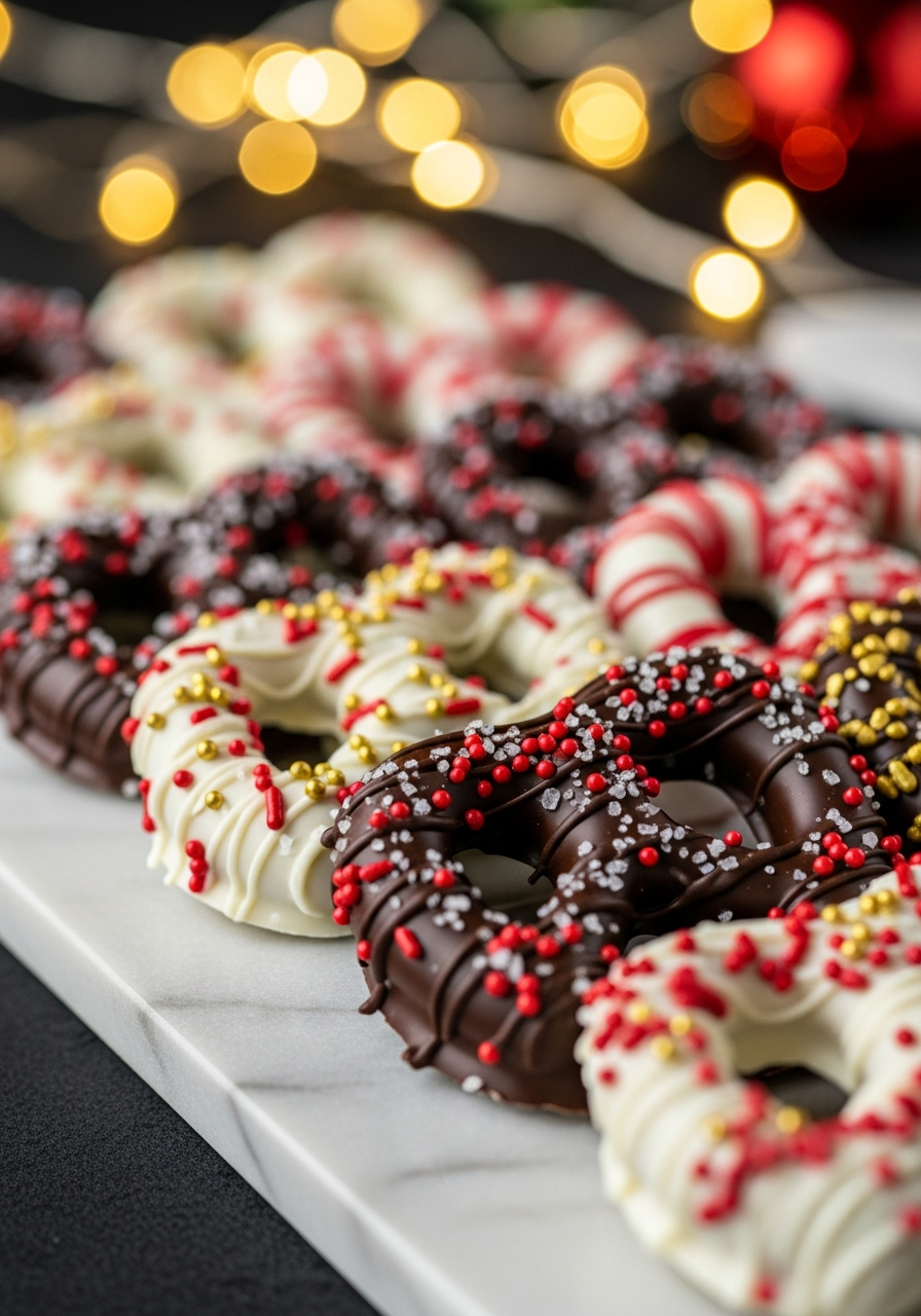 20. Chocolate Covered Pretzels