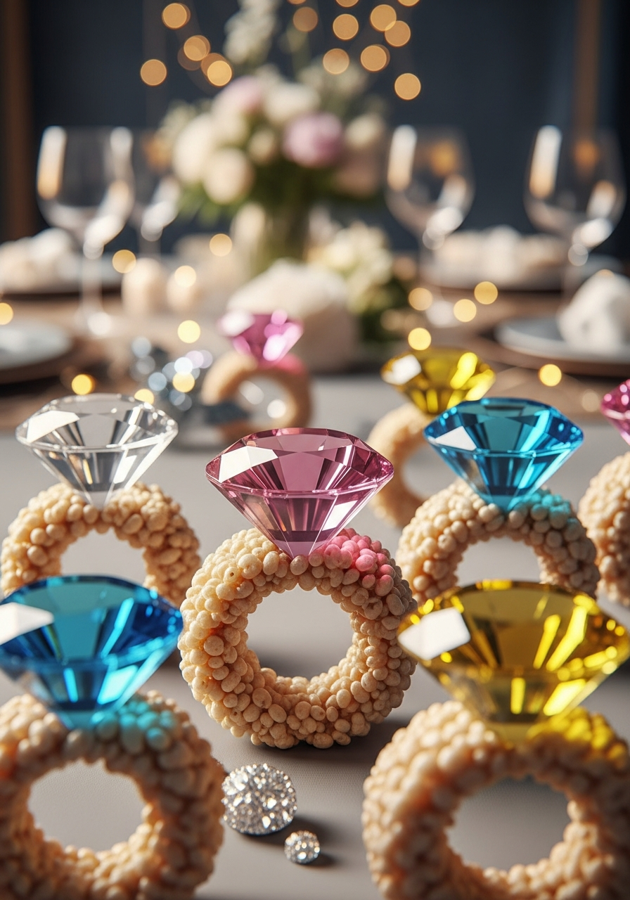27. Engagement Ring Rice Treats
