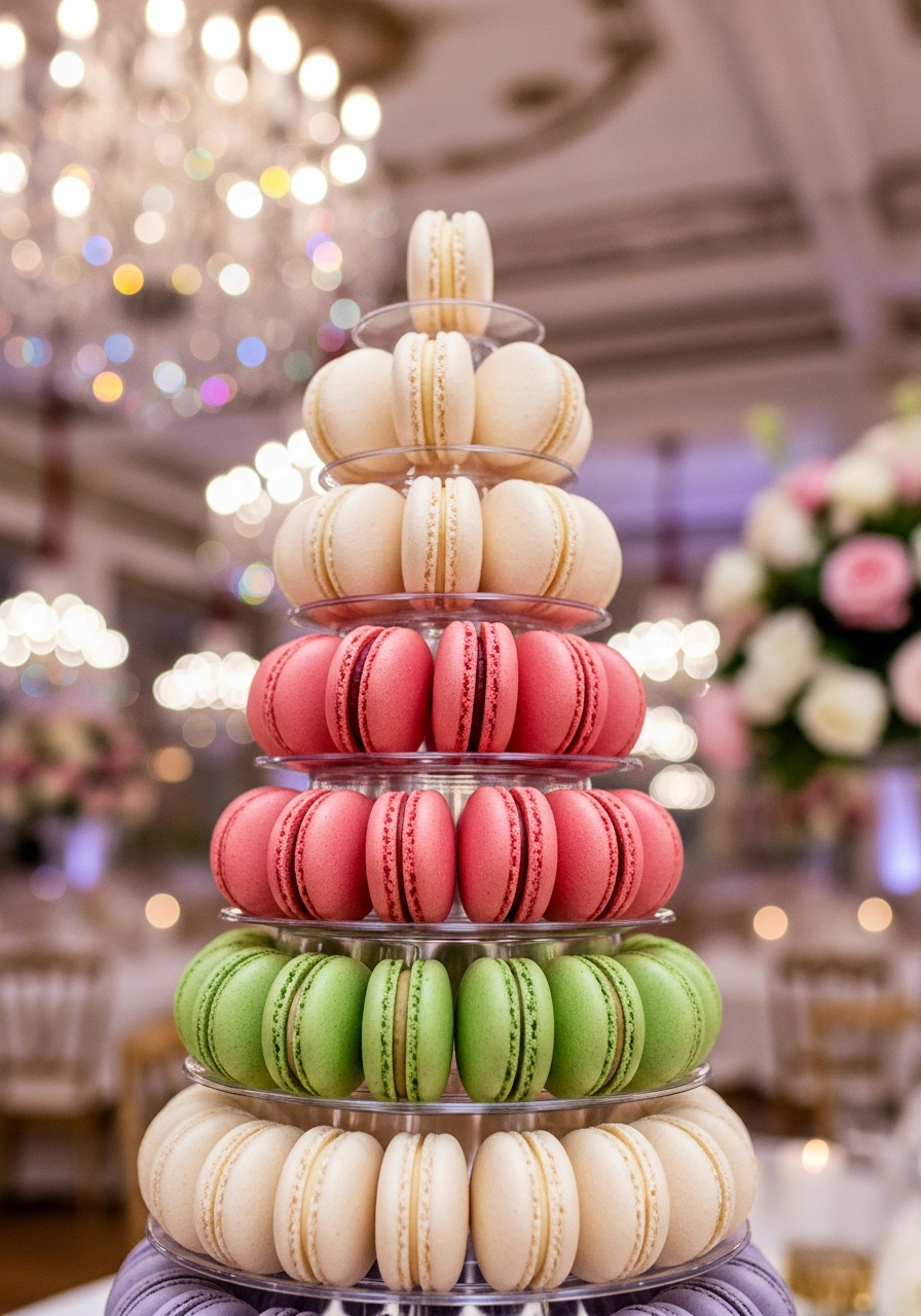 3. French Macaron Tower