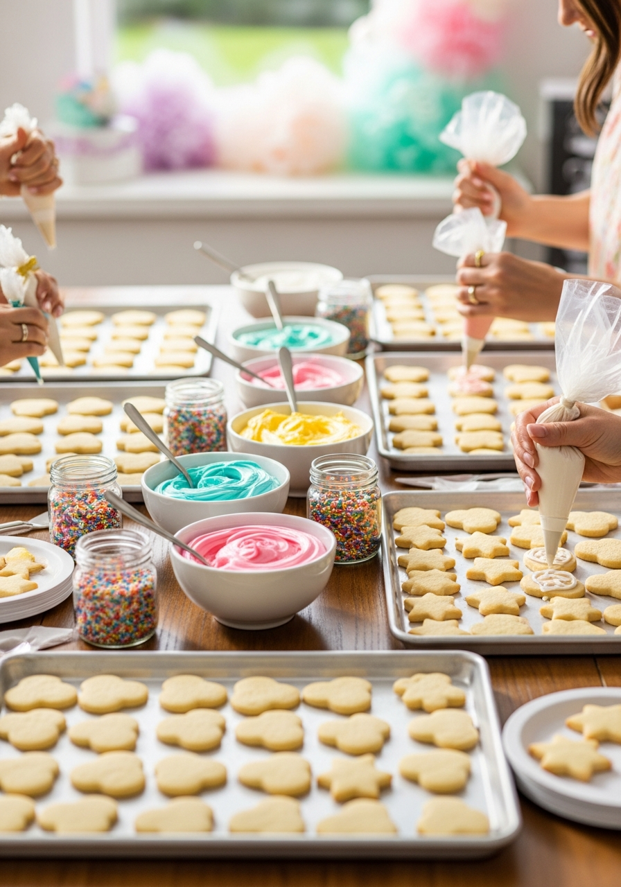 45. Cookie Decorating Station