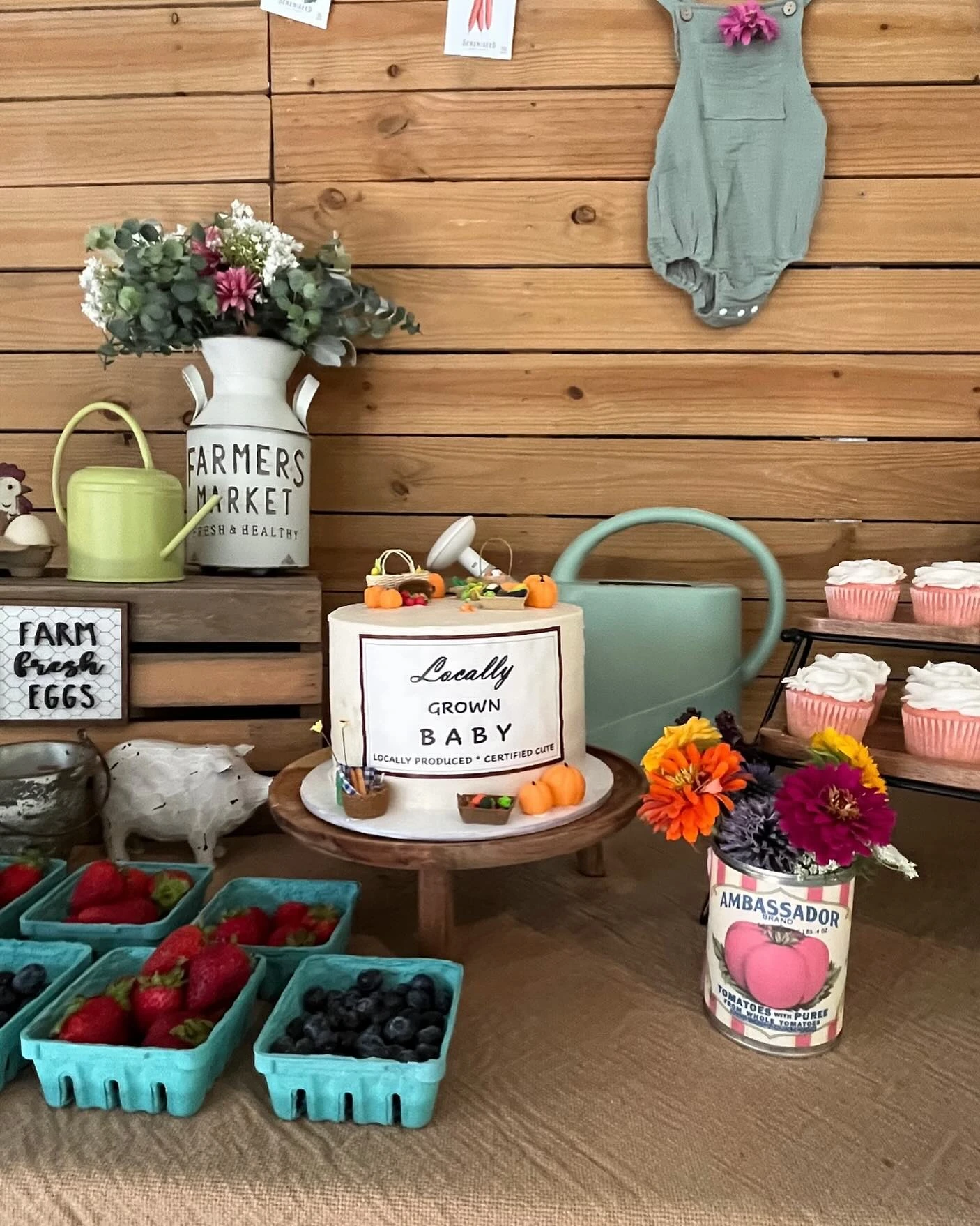 12. Props Over a Fancy Cake