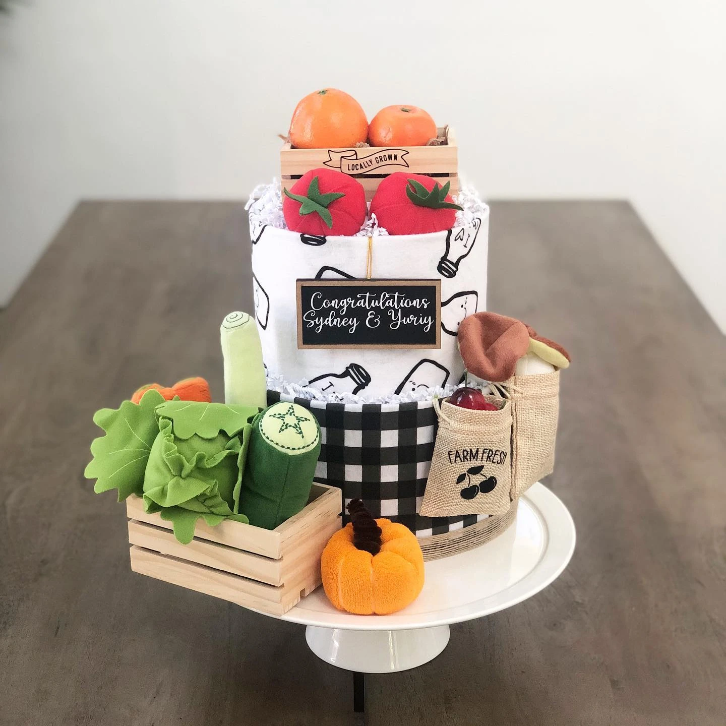 25. Make the Diaper Cake Themed