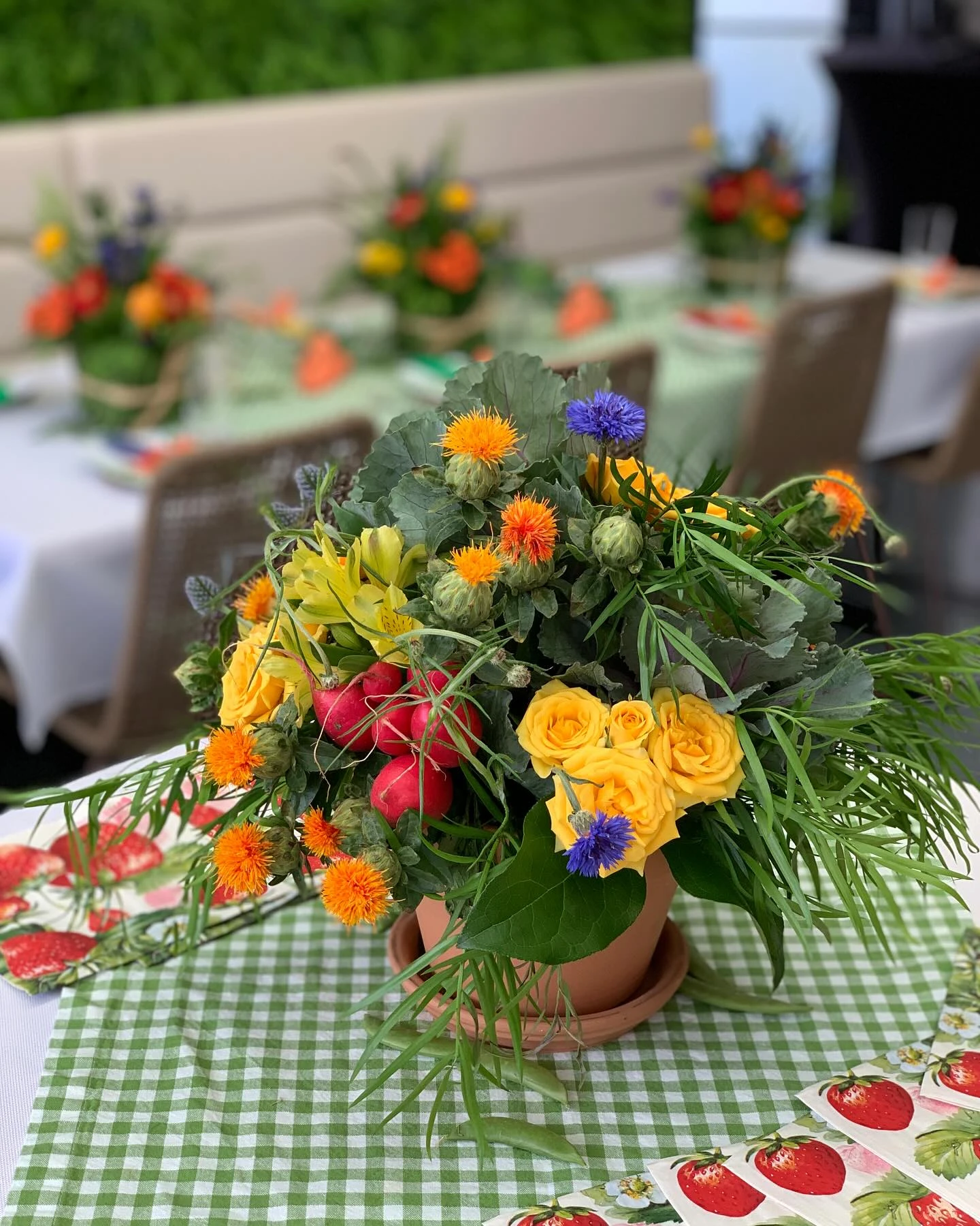 30. Add Real Veggies to Flowers
