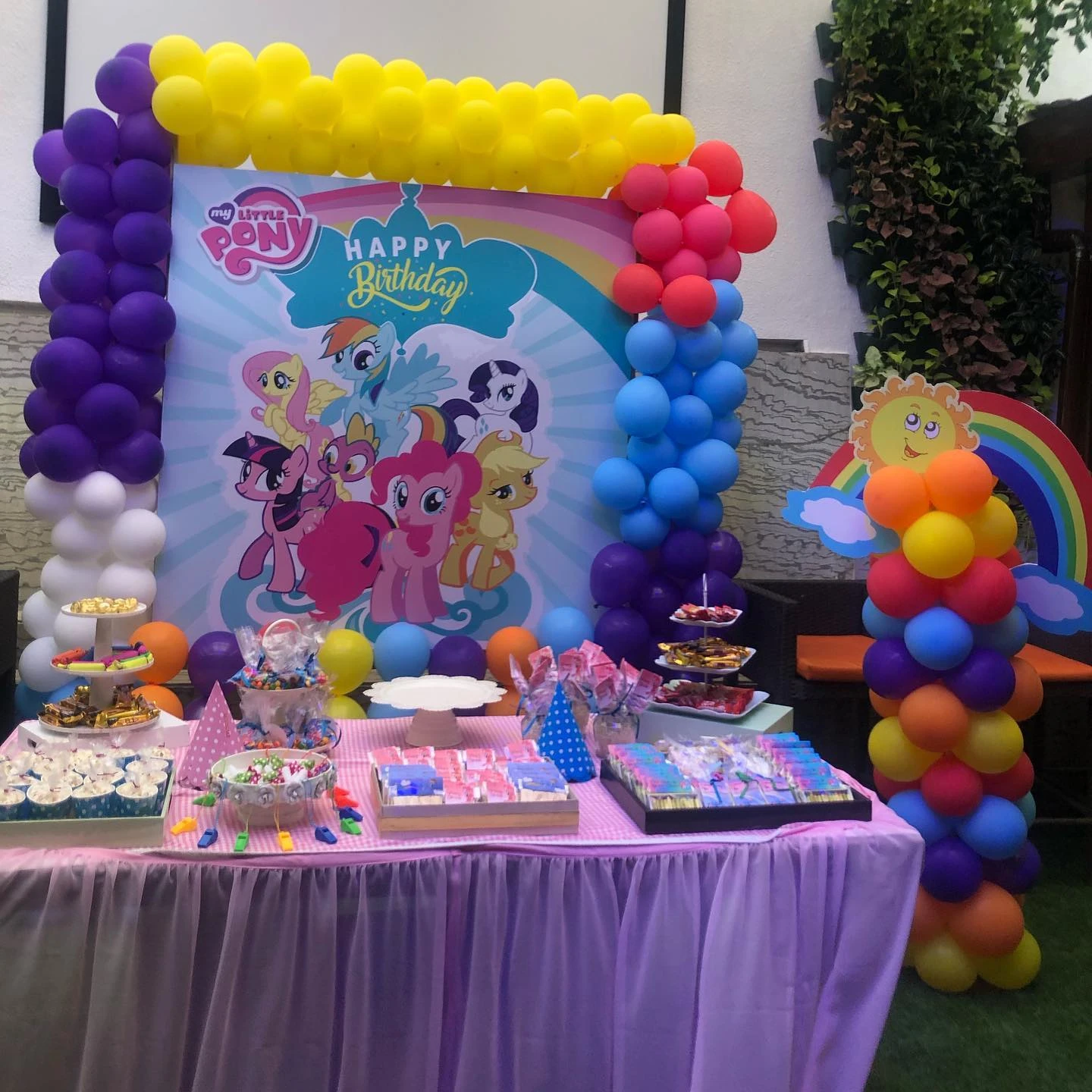 14. Character-Themed Dessert Table