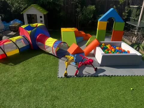 17. Backyard Soft Play Zone