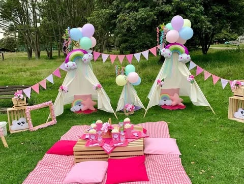 6. Individual Teepee Picnic Spots