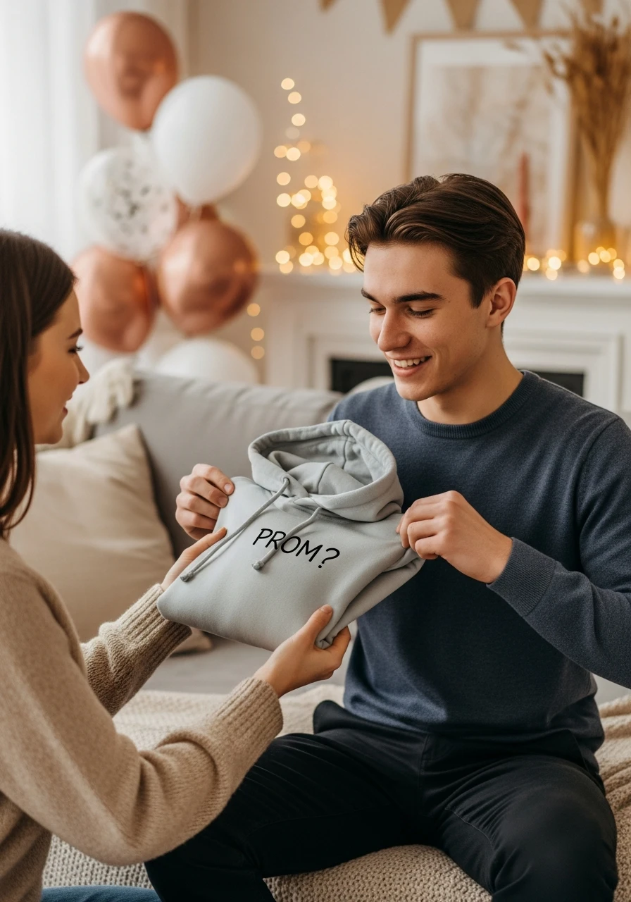 Cozy Prom Invite - Promposal Ideas for Him