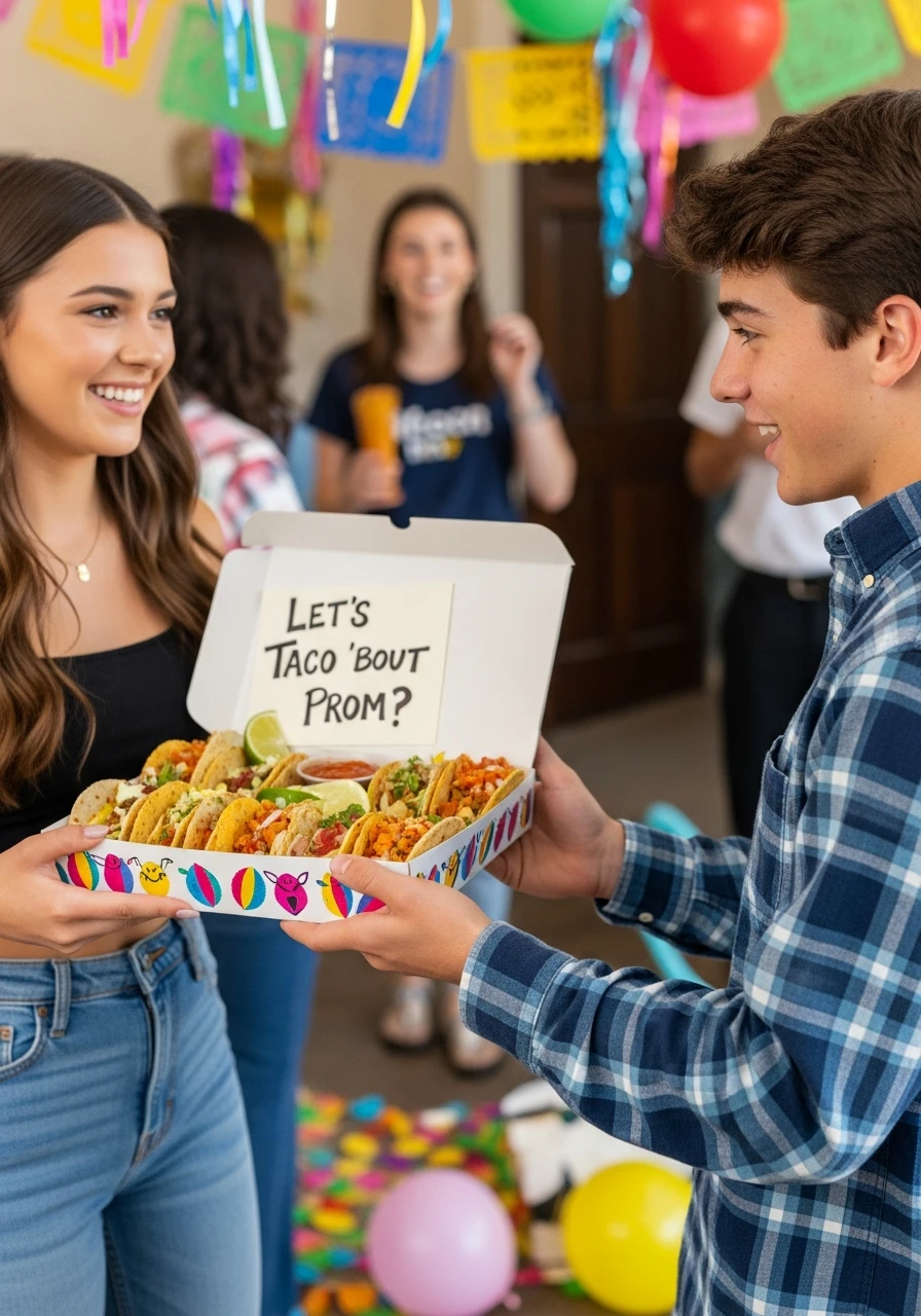 Let's Taco 'Bout Prom - Promposal Ideas for Him
